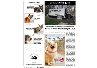 Local Movers Volunteer for GSH