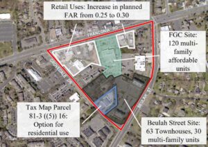 Fairfax County amended its comprehensive plan for the Franconia Triangle to allow more residential and retail uses (via Fairfax County)