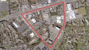 Boundaries of Franconia Triangle study area (screenshot via Fairfax County)